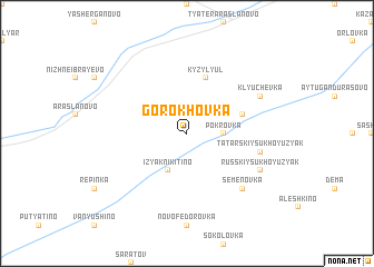 map of Gorokhovka