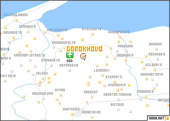map of Gorokhovo