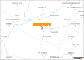 map of Gorokhovo