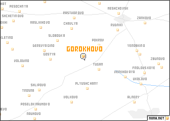 map of Gorokhovo