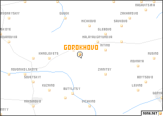 map of Gorokhovo