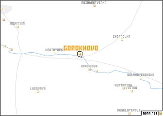 map of Gorokhovo