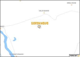 map of Gorokhovo