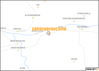 map of Gorokhovshchina