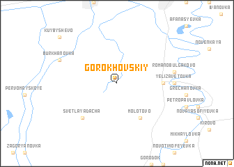 map of Gorokhovskiy