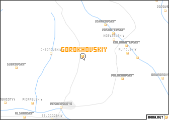 map of Gorokhovskiy