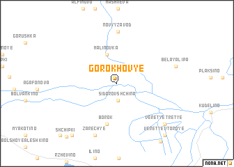map of Gorokhov\