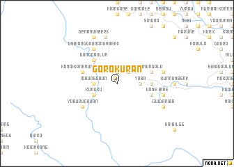 map of Gorokuran
