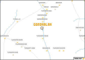 map of Goro Malam