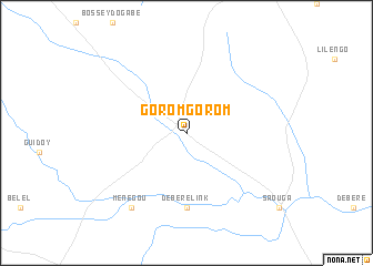 map of Gorom-Gorom