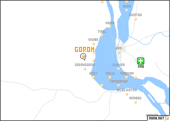 map of Gorom