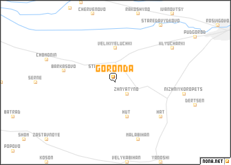 map of Goronda