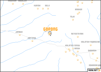 map of Gorong