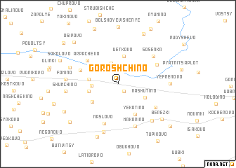 map of Goroshchino