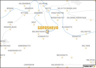 map of Gorosheva