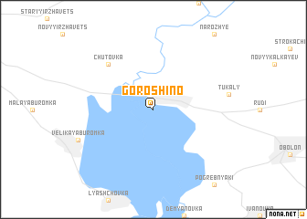 map of Goroshino