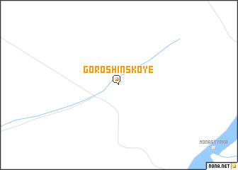 map of Goroshinskoye