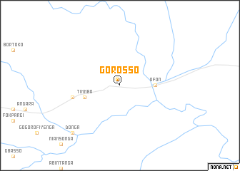 map of Gorosso