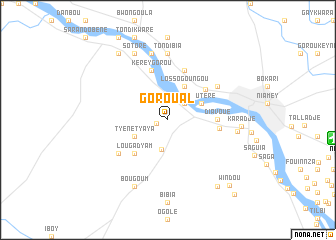 map of Goroual