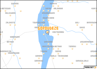 map of Gorou Dézé