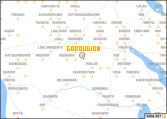 map of Gorou Diob