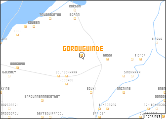 map of Gorou Guindé