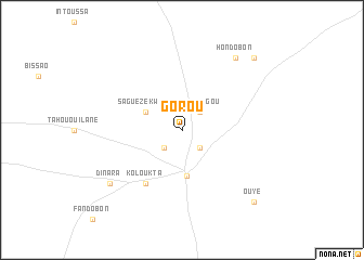 map of Gorou