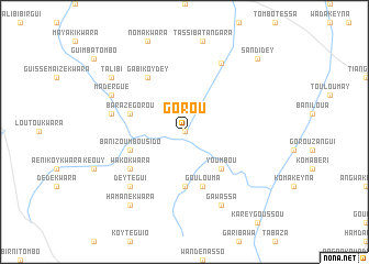 map of Gorou
