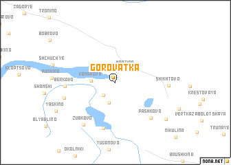 map of Gorovatka