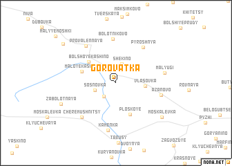 map of Gorovatka