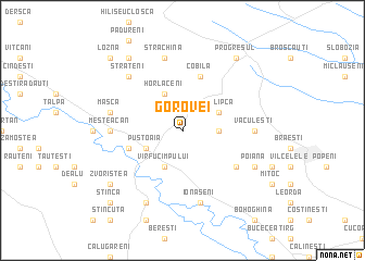 map of Gorovei