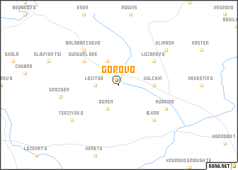 map of Gorovo