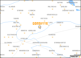 map of Gorovyye