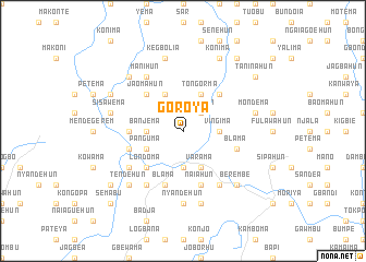 map of Goroya