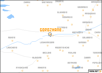 map of Gorozhane