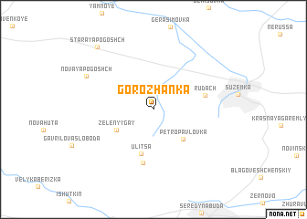 map of Gorozhanka