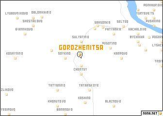 map of Gorozhenitsa