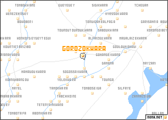 map of Gorozo Kwara