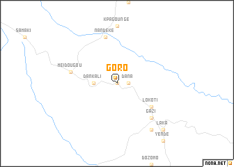 map of Goro