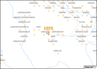 map of Goro