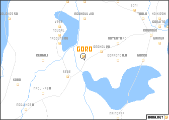 map of Goro