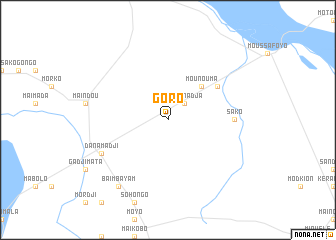 map of Goro