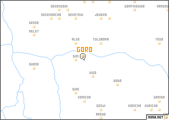 map of Goro