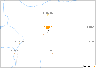 map of Goro