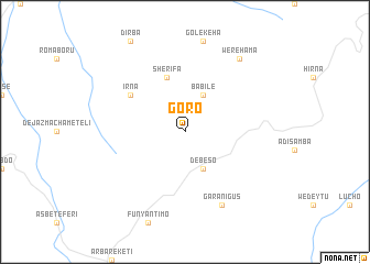 map of Goro