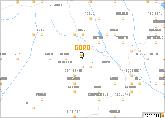 map of Goro