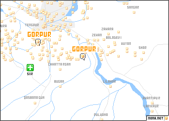 map of Gorpur