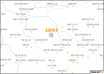 map of Gorra