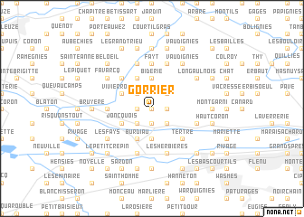 map of Gorrier