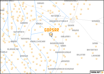 map of Gorsar